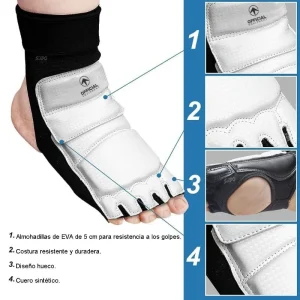 Protectores Pie Official Empeine Artes Marciales Karate Mma