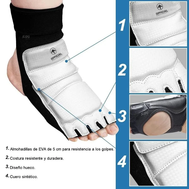 Protectores Pie Official Empeine Artes Marciales Karate Mma