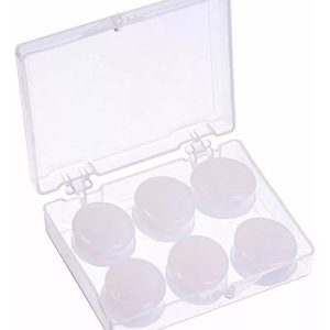 Tapa Oídos Silicona Moldeables X 3 Pares Natación + Estuche