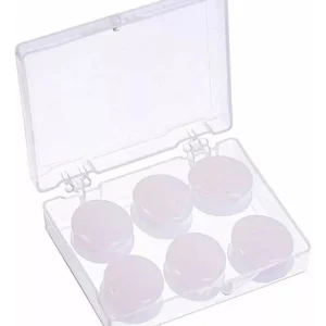 Tapa Oídos Silicona Moldeables X 3 Pares Natación + Estuche