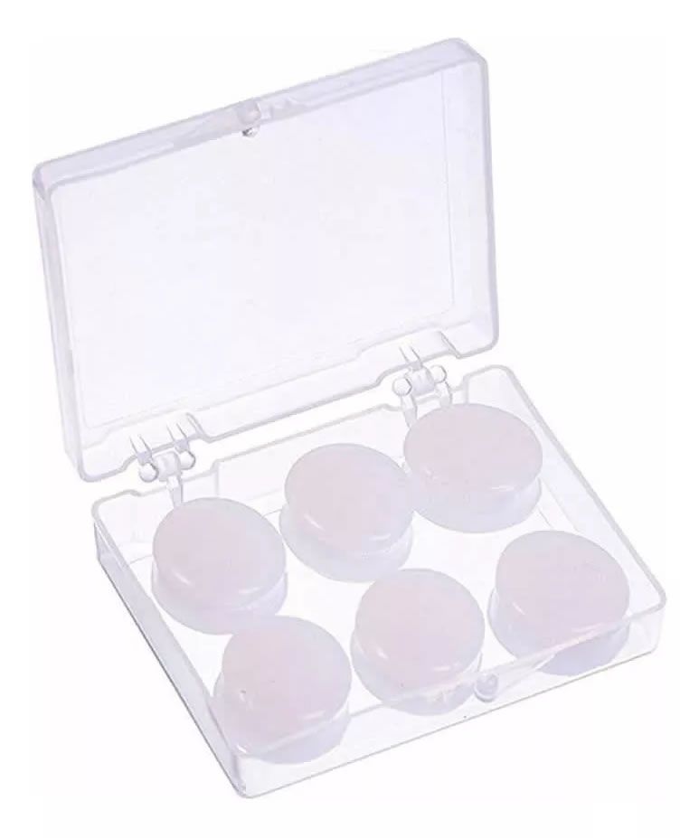 Tapa Oídos Silicona Moldeables X 3 Pares Natación + Estuche