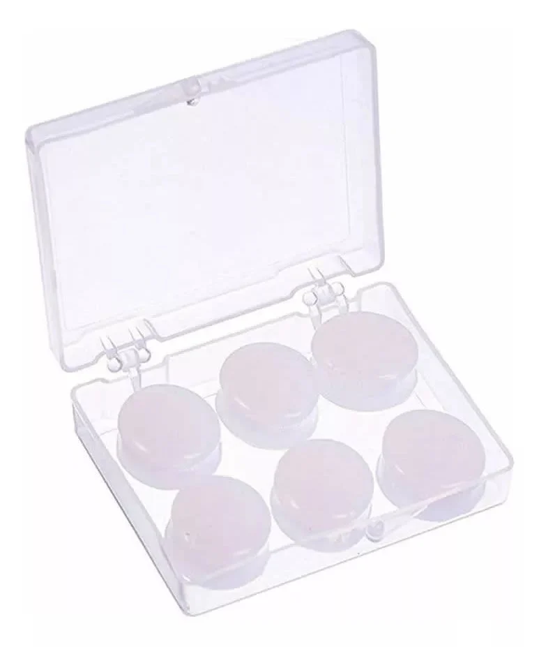Tapa Oídos Silicona Moldeables X 3 Pares Natación + Estuche