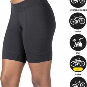 Pantaloneta Badana Ciclismo Short Gel Lycra Mujer Bicicleta