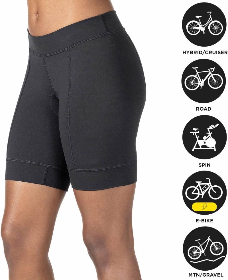 Pantaloneta Badana Ciclismo Short Gel Lycra Mujer Bicicleta
