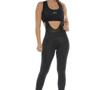 Pantalon Badana Ciclismo Gel Lycra Larga Mujer Bicicleta