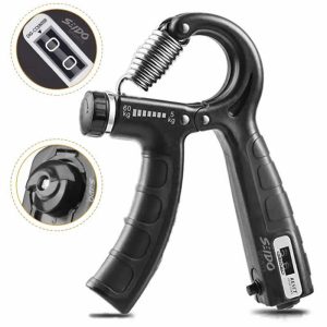 Tensor Hand Grip 60 Kg Contador Fortalece Mano Terapia Brazo