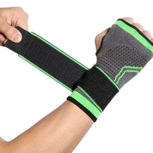 Muñequera Deportiva Compresion Banda Ajustable Soporte Mano