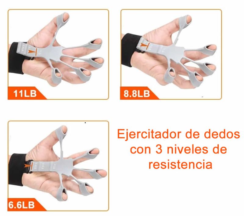 Tensor Mano Hand Grip 6.6/11 Lb Ejercitador Dedos Terapia