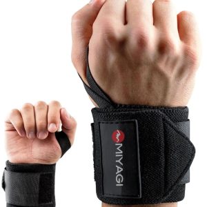 Vendas Straps X2 Muñequeras Levantamiento Pesas Soporte Gym