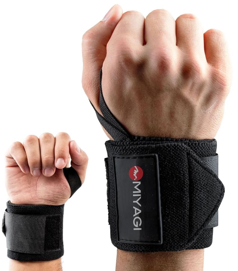 Vendas Straps X2 Muñequeras Levantamiento Pesas Soporte Gym