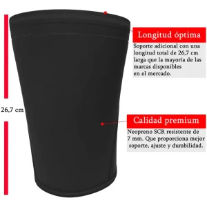 Rodillera Compresión Soporte Fitness Gym Neopreno 7mm