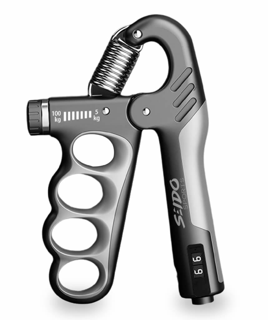 Hand Grip Tensor 5/100 Kg Contador Entrenador Mano Terapia