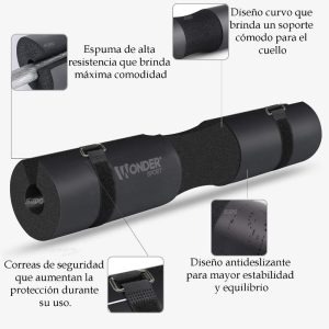 Almohadilla para Barra — Protector de Hombros y Cuello para Pesas y Sentadillas