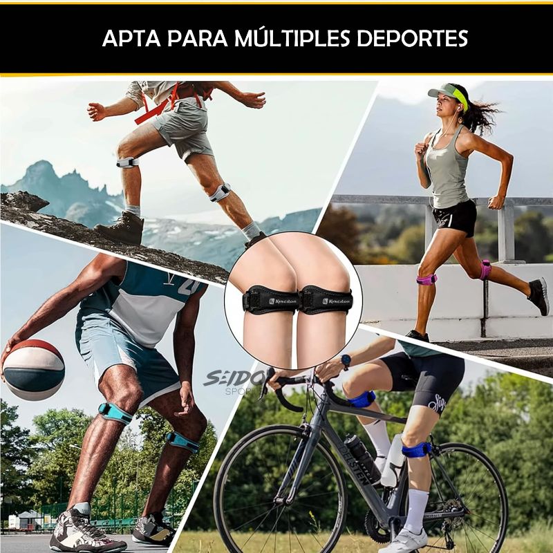 Rodillera Deportiva Strap Rotuliano Neopreno Ajustable