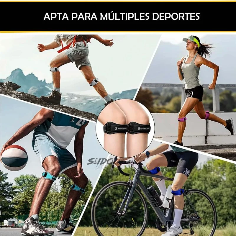 Rodillera Deportiva Strap Rotuliano Neopreno Ajustable