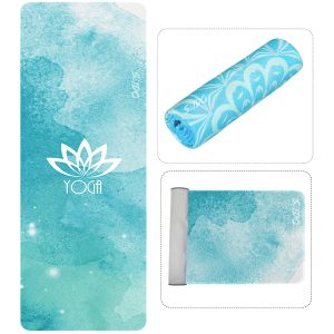 Toalla Microfibra Yoga Antideslizante Mat Portatil Plegable