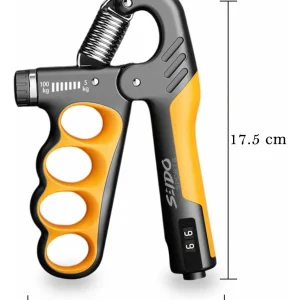 Tensor Hand Grip 5/100 Kg Contador X2 Fortalece Mano Terapia