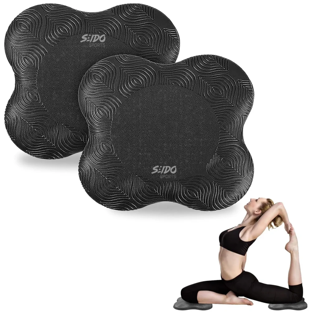 Almohadilla Rodillera Yoga X2 Cojín Antideslizante Pilates