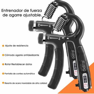 Tensor Hand Grip 60 Kg X 2 Contador Fortalecer Brazo Muñeca
