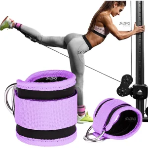 Arnes Tobillo X2 Para Poleas Grillete Tobillera Fitness Gym