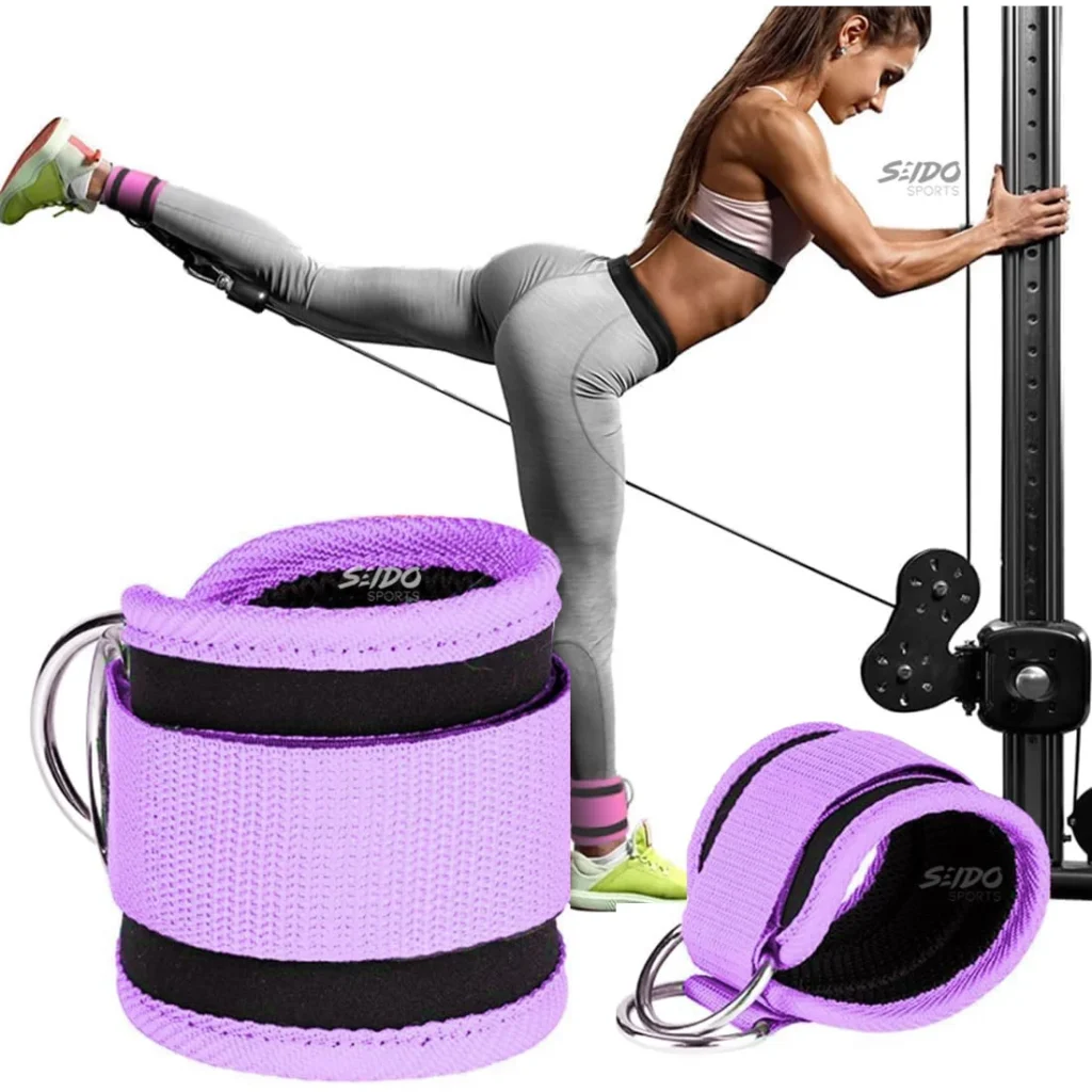 Arnes Tobillo X2 Para Poleas Grillete Tobillera Fitness Gym