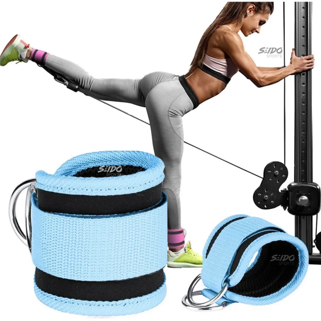 Arnes Tobillo X2 Para Poleas Grillete Tobillera Fitness Gym