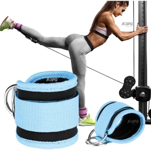 Arnes Tobillo X2 Para Poleas Grillete Tobillera Fitness Gym