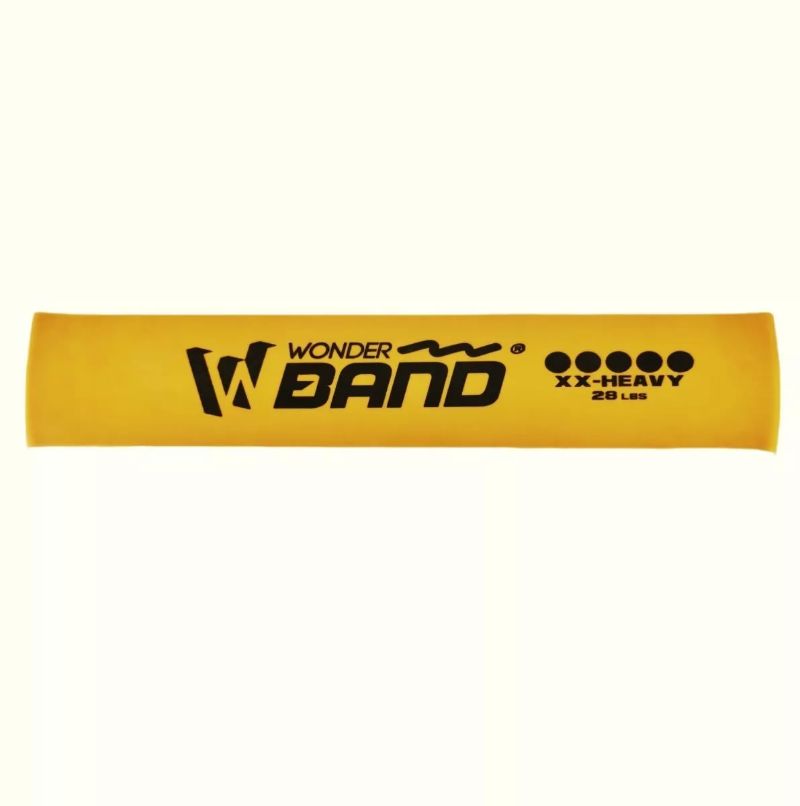 Banda Elástica Resistencia Wonder Dorada 28lb Extra Fuerte