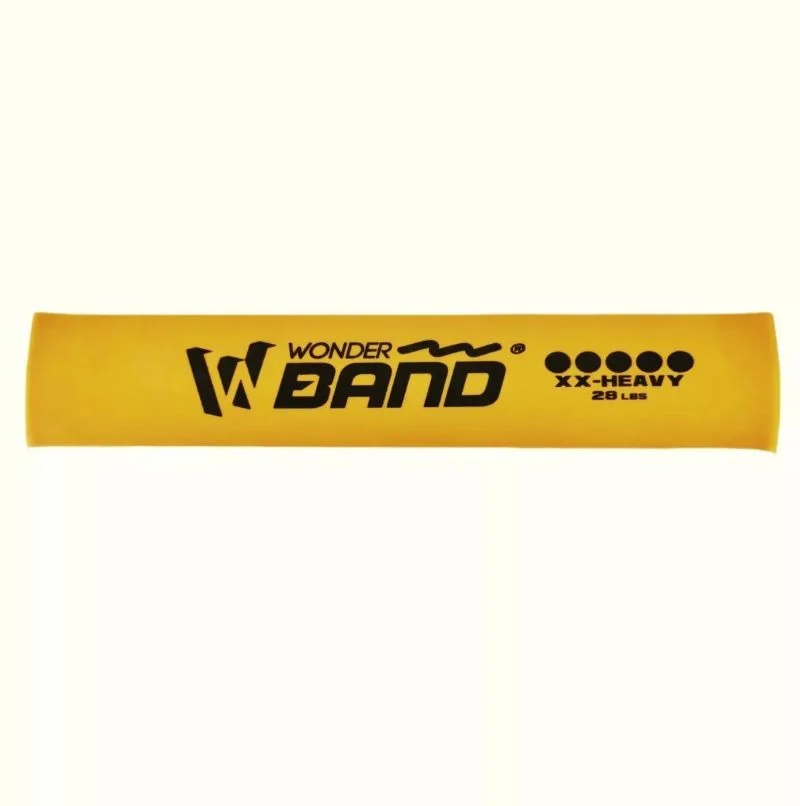 Banda Elástica Resistencia Extra Fuerte 28 Lb Dorada Wonder