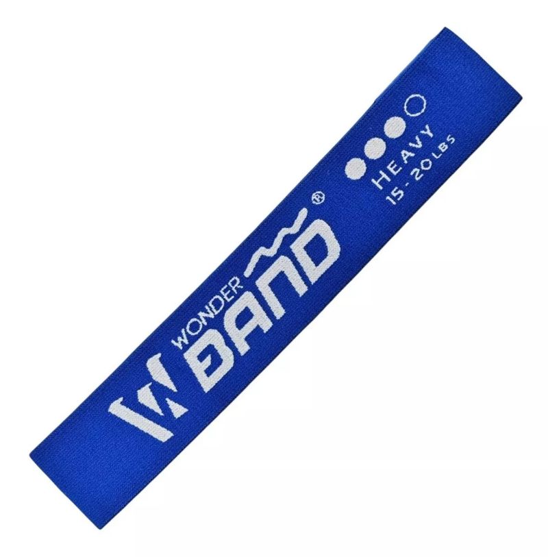 Bandas Elástica Tela Resistencia Wonder Azul 15-20lb Fuerte