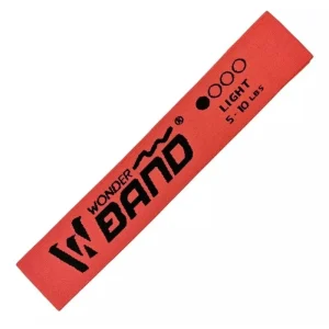 Banda Elástica De Tela Resistencia 5 a 10 lb Roja Wonder