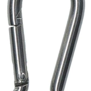 Mosquetón Con Seguro Automático De Gancho 4 Cm Alpinista