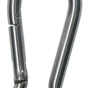 Mosquetón Con Seguro Automático De Gancho 4 Cm Alpinista