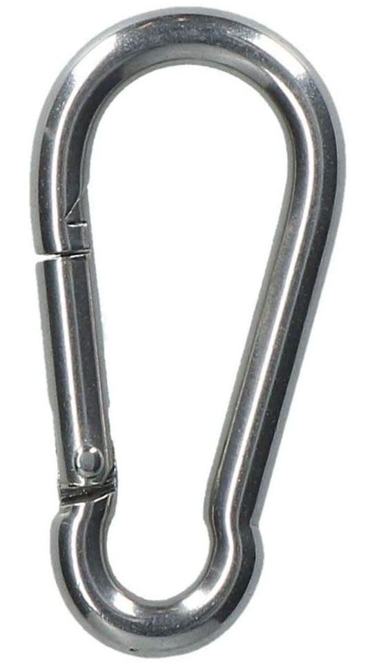 Mosquetón Con Seguro Automático De Gancho 4 Cm Alpinista
