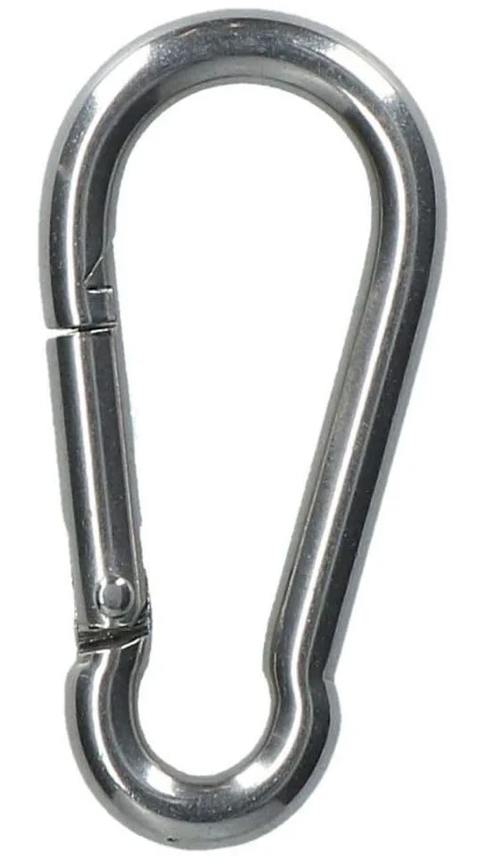 Mosquetón Con Seguro Automático De Gancho 4 Cm Alpinista