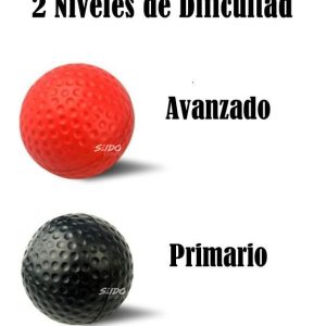 Bola Entrenamiento Boxeo Balon Cabeza Reflejos 2 Niveles