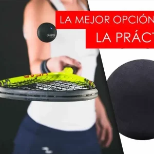 Pelota Squash Bola Punto Amarillo, Azul, Rojo Wonder Sport