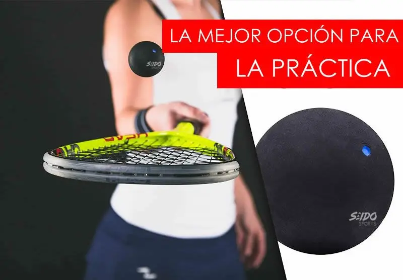 Pelota Squash Bola Punto Amarillo, Azul, Rojo Wonder Sport
