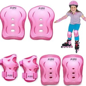 Kit Protección Patinaje Set Codera Muñequera Rodillera Niños
