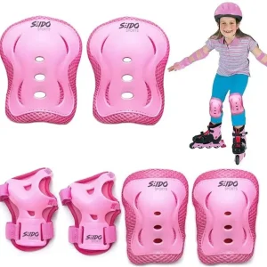 Kit Protección Patinaje Set Codera Muñequera Rodillera Niños