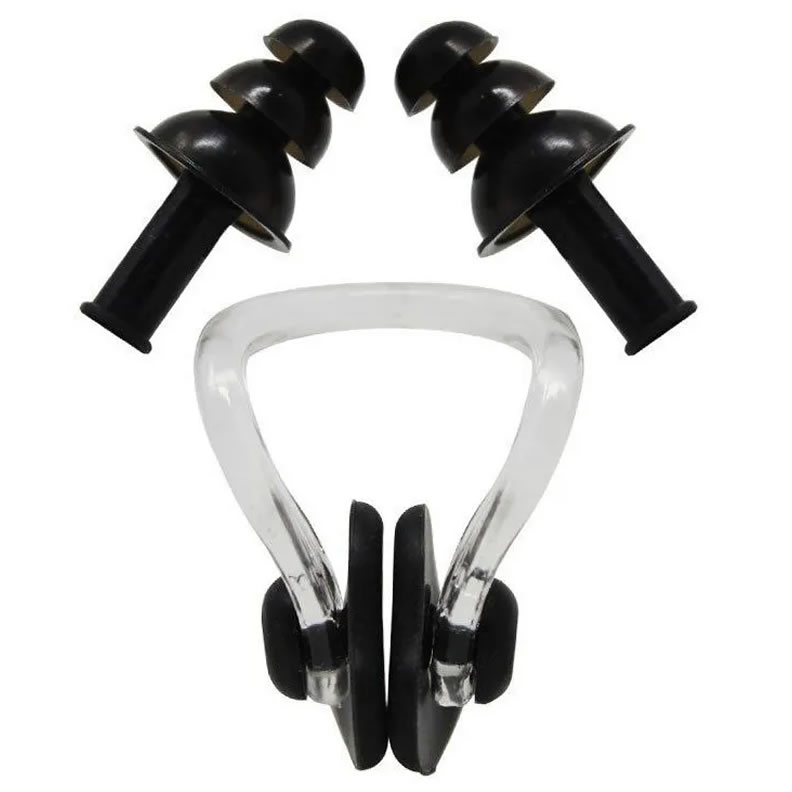 Gafas Natacion Tapa Oidos Nariguera + Estuche Piscina Buceo