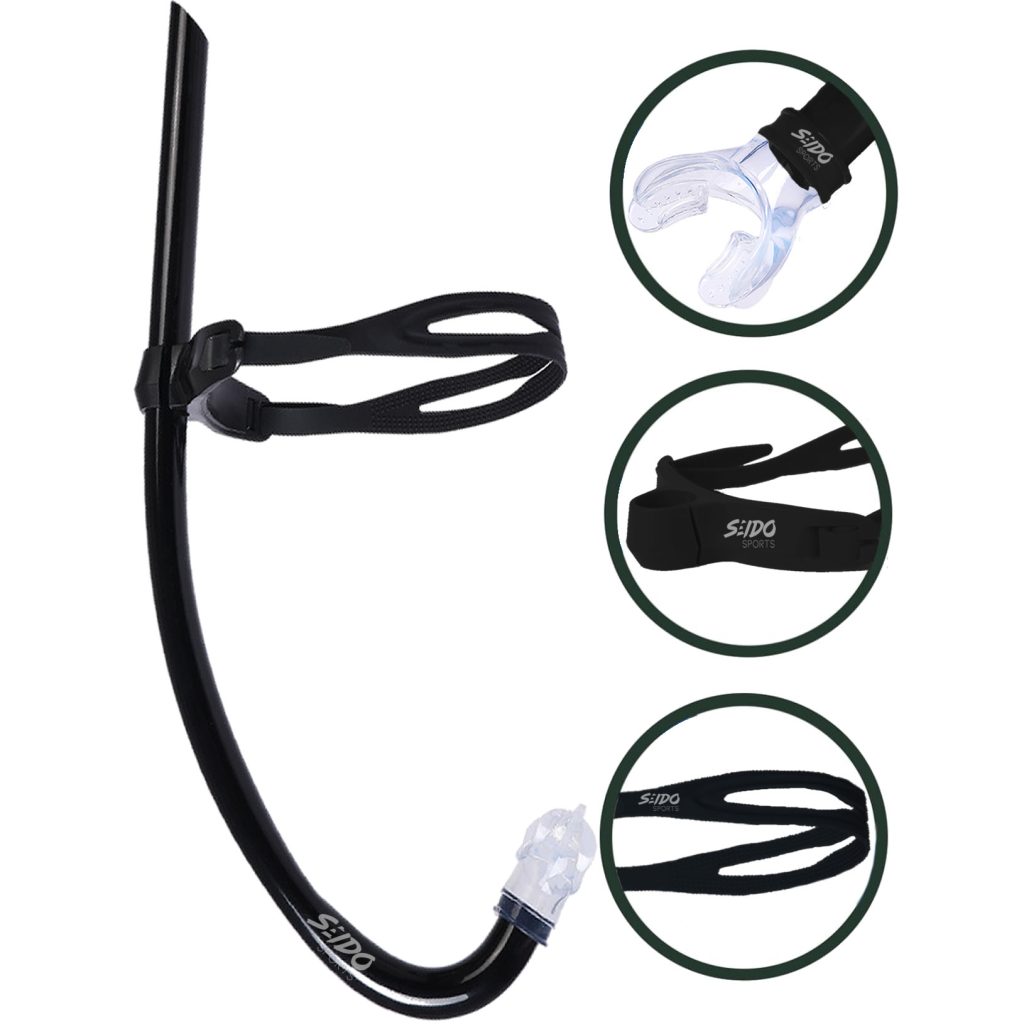 Snorkel Tubo Frontal Ylon- A Profesional Natación Buceo