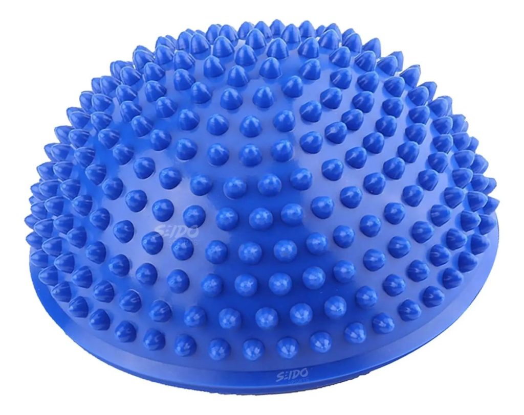 Mini Bosu Cojín Inestable Balón Masajeador Yoga Pilates Gym