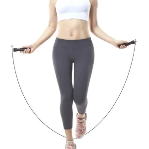 Cuerda Salto Lazo Miyagi Mango Madera Cardio Fitness Entrena