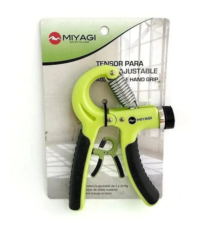 Tensor Hand Grip Miyagi Fortalecer Mano Terapia Muñeca Brazo