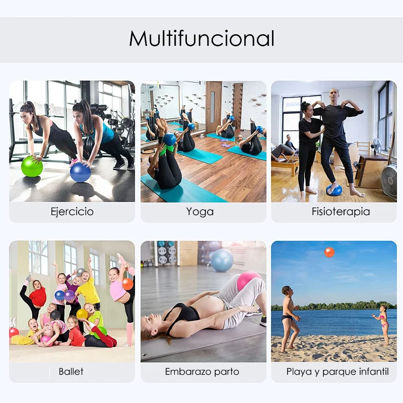 Balon Yoga Pelota Pilates Deportes Estabilidad Ejercicio Gym