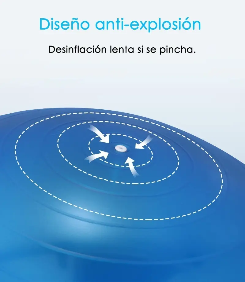 Balon Pilates Yoga Pelota Abdominales Gym 65 Cm + Inflador