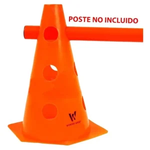 Cono Señalización Con Huecos 23 Cm Entrenamiento Deportivo