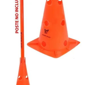 Cono Señalización Con Huecos 40 Cm Entrenamiento Deportivo