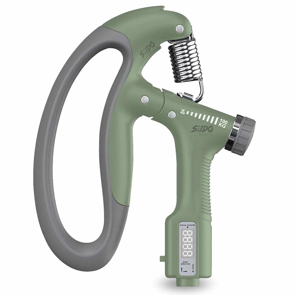 Tensor Hand Grip 10/100 Kg Contador Ejercitador Mano Terapia